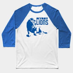 Detroit Lions Baseball T-Shirt